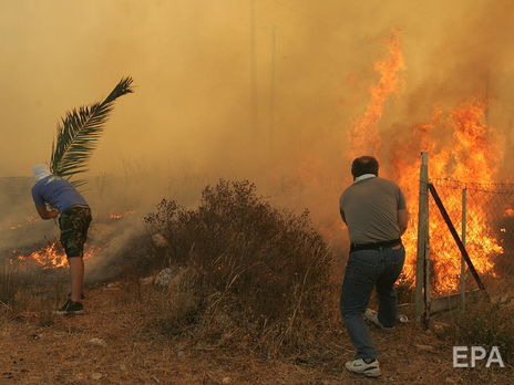 ﻿На Кіпрі спалахнуло дві неконтрольовані пожежі