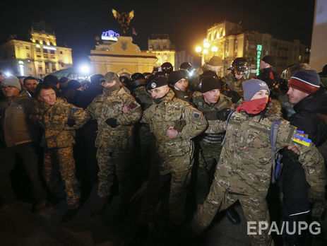 Бирюков: Какие-то типчики в камуфляже устроили в центре Киева балаган
