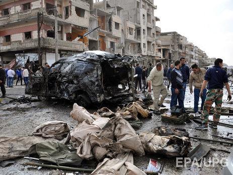 Результаты взрыва в Хомсе