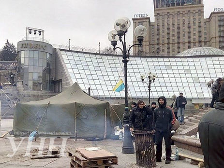 На Майдане остается одна палатка и около 50 активистов &ndash; СМИ