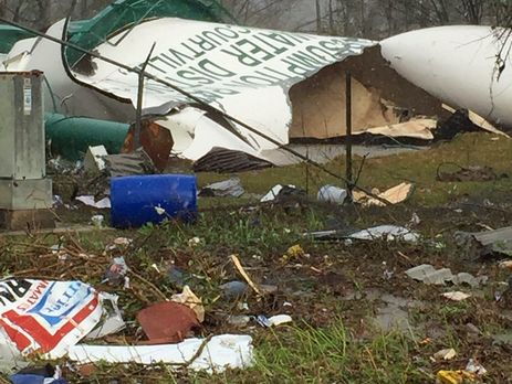 Последствия торнадо в Луизиане