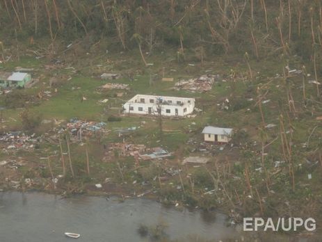 Разрушенная деревня на Фиджи