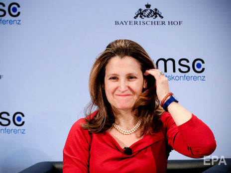 ﻿Росія може повернутися у G8, тільки без Криму – Фріланд