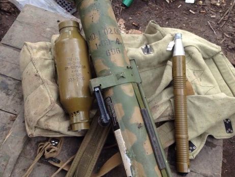Под Зайцево украинские военные захватили трофейное оружие