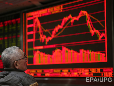 На китайской фондовой бирже очередной обвал