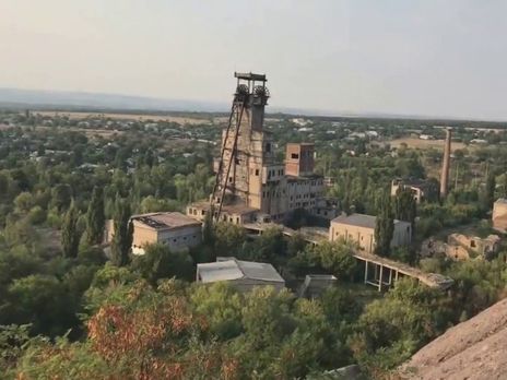 "Юний комунар" радіоактивна шахта, зараз затоплено 35% шахти