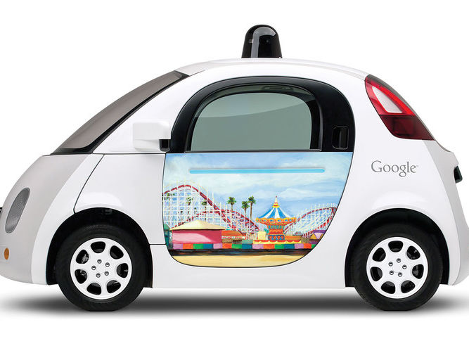 Самоуправляемый автомобиль Google попал в первое ДТП