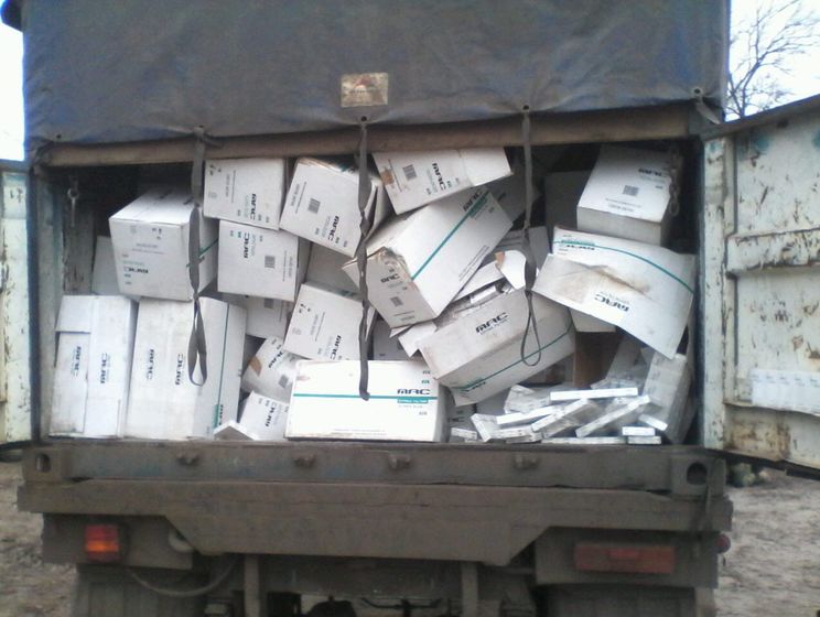 ГПУ задержала грузовик с сигаретами от "ДНР", которым управлял сотрудник полка "Киев"