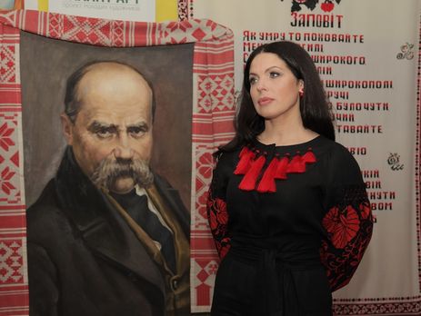 Влада Литовченко представила шевченковскую выставку. Фоторепортаж