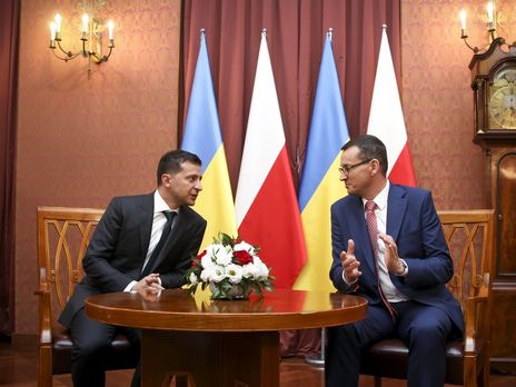 ﻿Зеленський запросив Польщу приєднатися до відновлення інфраструктури Донбасу