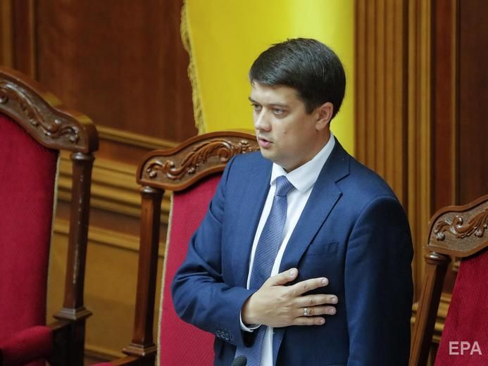 ﻿Разумков заявив, що боротися з "кнопкодавством" у Раді можна буде за допомогою голосування за відбитком пальця