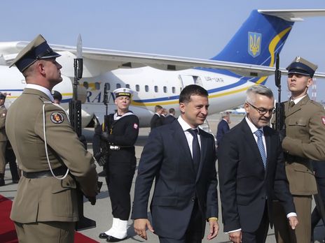 Зеленский находится с визитом в Варшаве. Фоторепортаж