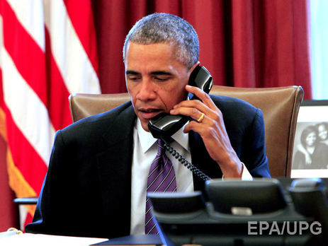 Обама призвал Путина совместно с сепаратистами способствовать прекращению огня на Донбассе
