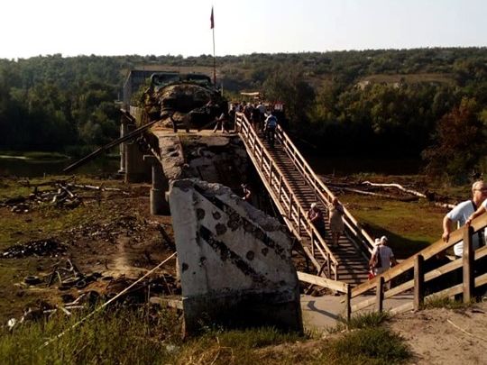 ﻿Українська сторона почала демонтаж останньої фортифікаційної споруди в районі Станиці Луганської – штаб ООС