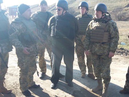 Глава МИД Литвы Линкявичюс посетил зону АТО