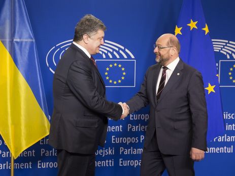 Встреча Порошенко и Шульца состоялась в Брюсселе