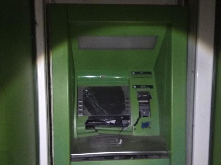 ﻿У Харківській області невідомі підірвали банкомат