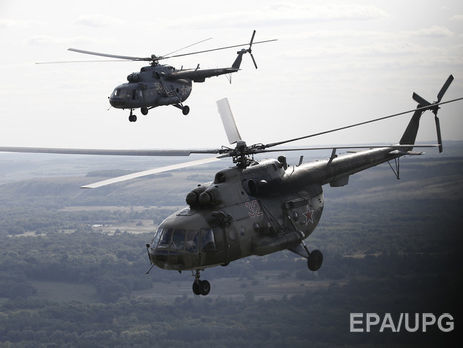 Российский вертолет вторгся в воздушное пространство Украины