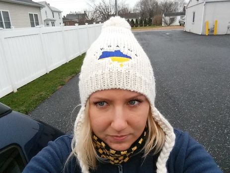 Американка путешествует пешком по США, чтобы привлечь внимание к войне в Украине