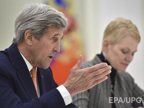 Керри: Санкции США будут сняты с России после полного выполнения Минских соглашений
