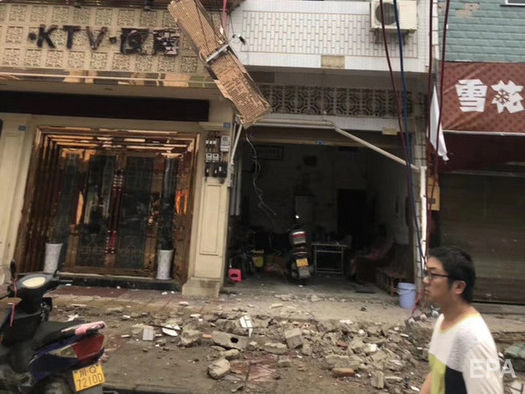 ﻿У Китаї стався землетрус магнітудою 5,4. Одна людина загинула, ще 29 постраждали