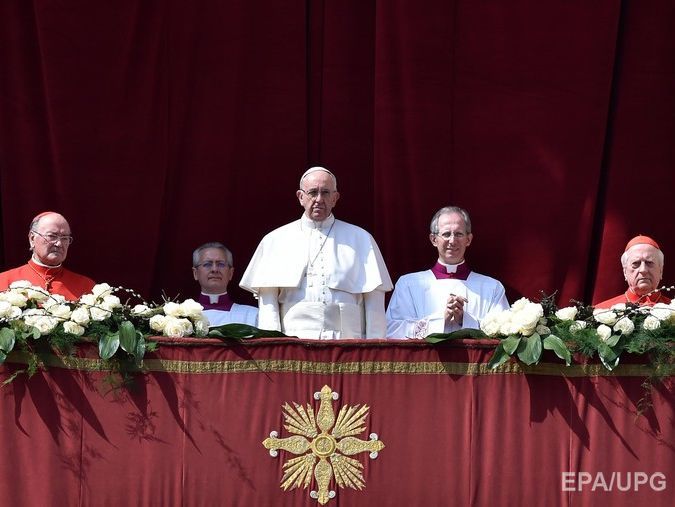 Папа Франциск призвал к прекращению войны и освобождению заложников в Украине 