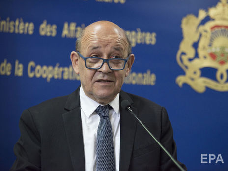 Глава МИД Франции заявил, что речь пока не идет об отмене санкций против России