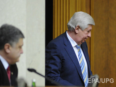 Депутаты будут рассматривать вопрос отставки Шокина