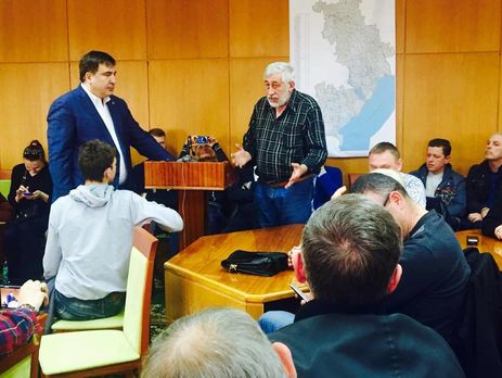 Саакашвили: Одесситы попросили меня донести их позицию до президента Порошенко