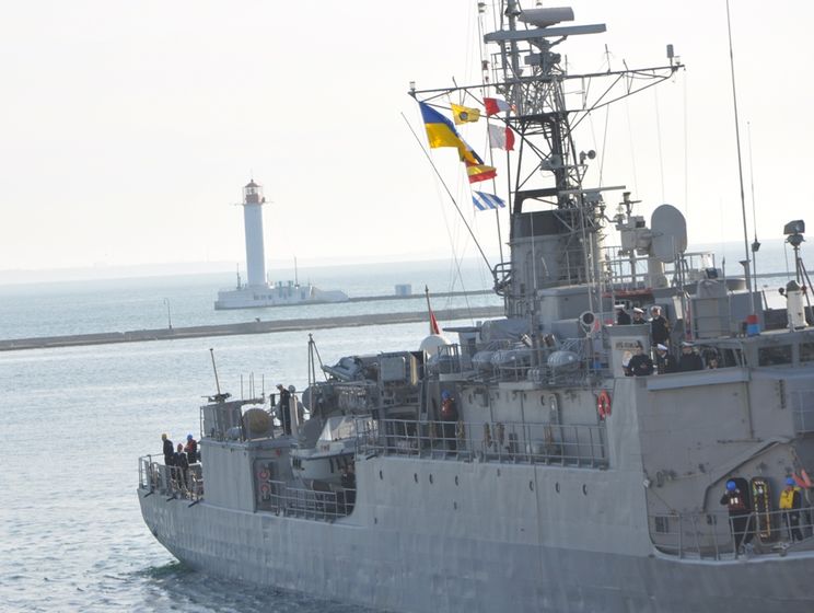 В Одессу прибыли военные корабли Турции. Фоторепортаж