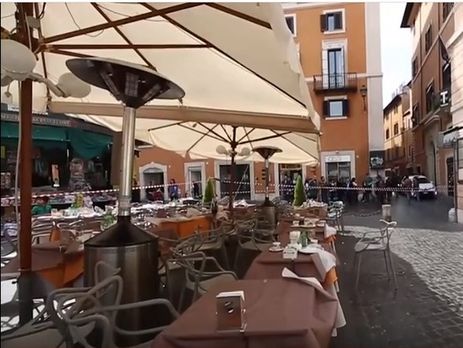 В центре Рима прогремел взрыв в кафе, один человек погиб