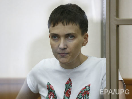 Савченко с 6 апреля начнет бессрочную сухую голодовку