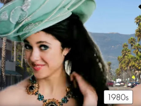 Шляпы каждого десятилетия с 1910-го по 2010-е годы показали в одном видео