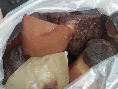 В Волынской области СБУ изъяла 16 кг незаконно добытого янтаря