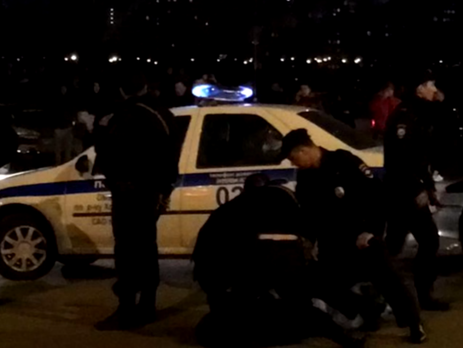 Полиция разгоняла стритрейсеров на Ходынке
