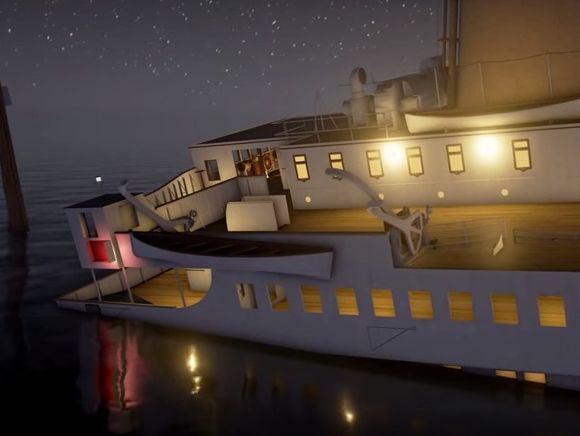 Крушение "Титаника" смоделировали в реальном времени. Видео