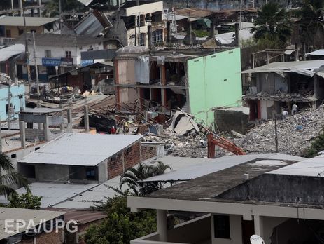 В Эквадоре заявили о 553 погибших во время землетрясения