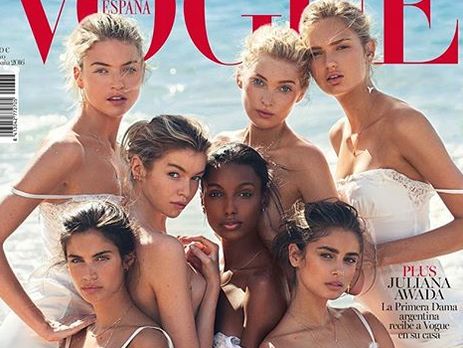 Ангелы Victoria's Secret украсили обложку испанского Vogue