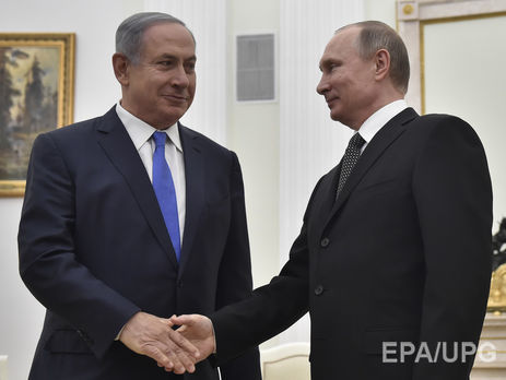 Об инциденте между израильским и российским самолетом Путин узнал на встрече с Нетаньяху