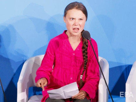 ﻿16-річна екологічна активістка Тунберг на саміті ООН: Ми на порозі масового вимирання, але все, про що ви можете говорити, – це гроші