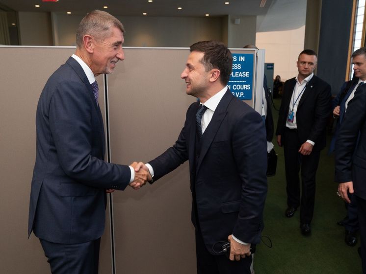 ﻿Зеленський на зустрічі із прем'єром Чехії заявив про позитивну динаміку торгівлі між країнами
