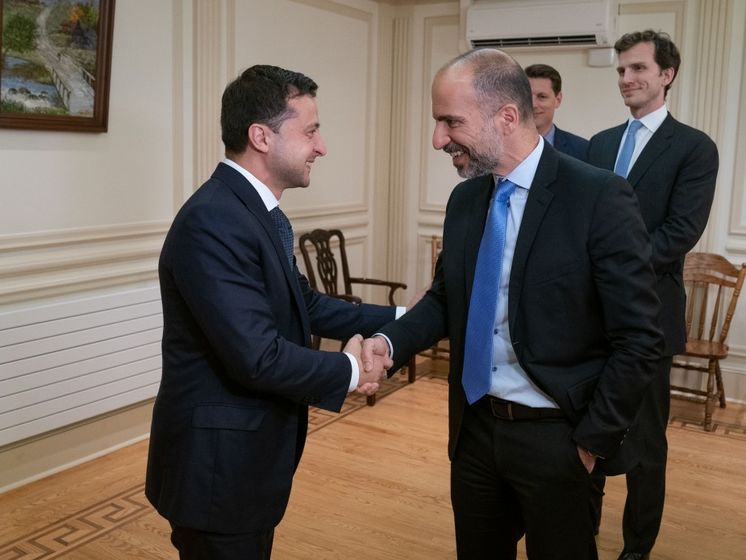 Зеленский обсудил с исполнительным директором Uber перспективы увеличения капиталовложений компании в Украине