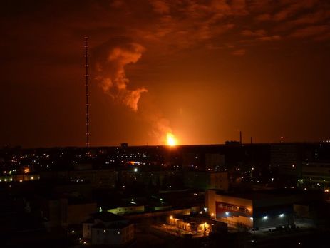 В России горит газопровод