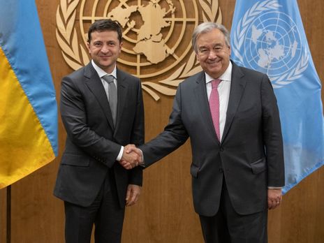 Зеленский обсудил с Гутерришем мониторинг нарушений прав человека на оккупированных территориях Украины