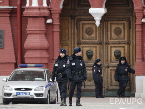 Российская полиция квалифицировала инцидент у посольства Украины как мелкое хулиганство