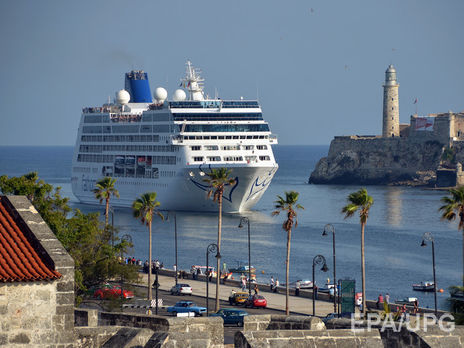 В Гаване впервые за полвека пришвартовался круизный лайнер из США. Фоторепортаж