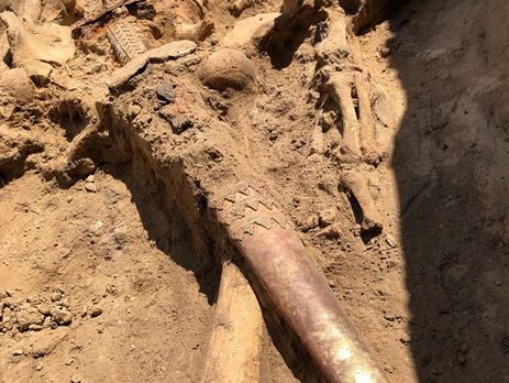 В Запорожской области археологи обнаружили неразграбленное захоронение скифского воина. Фоторепортаж