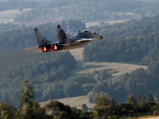 В Словакии разбился истребитель МиГ-29, пилот катапультировался