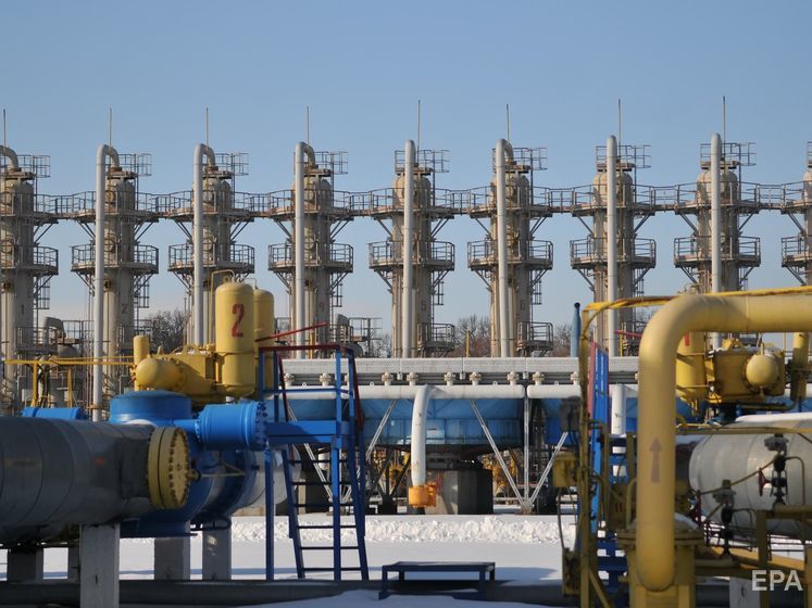 ﻿Обсяги газу в газосховищах України сягнули 20,37 млрд м³