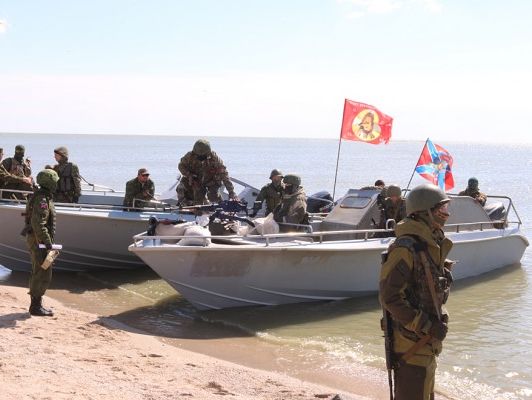 Госпогранслужба: "Флотилия" "ДНР" провела учения в Азовском море